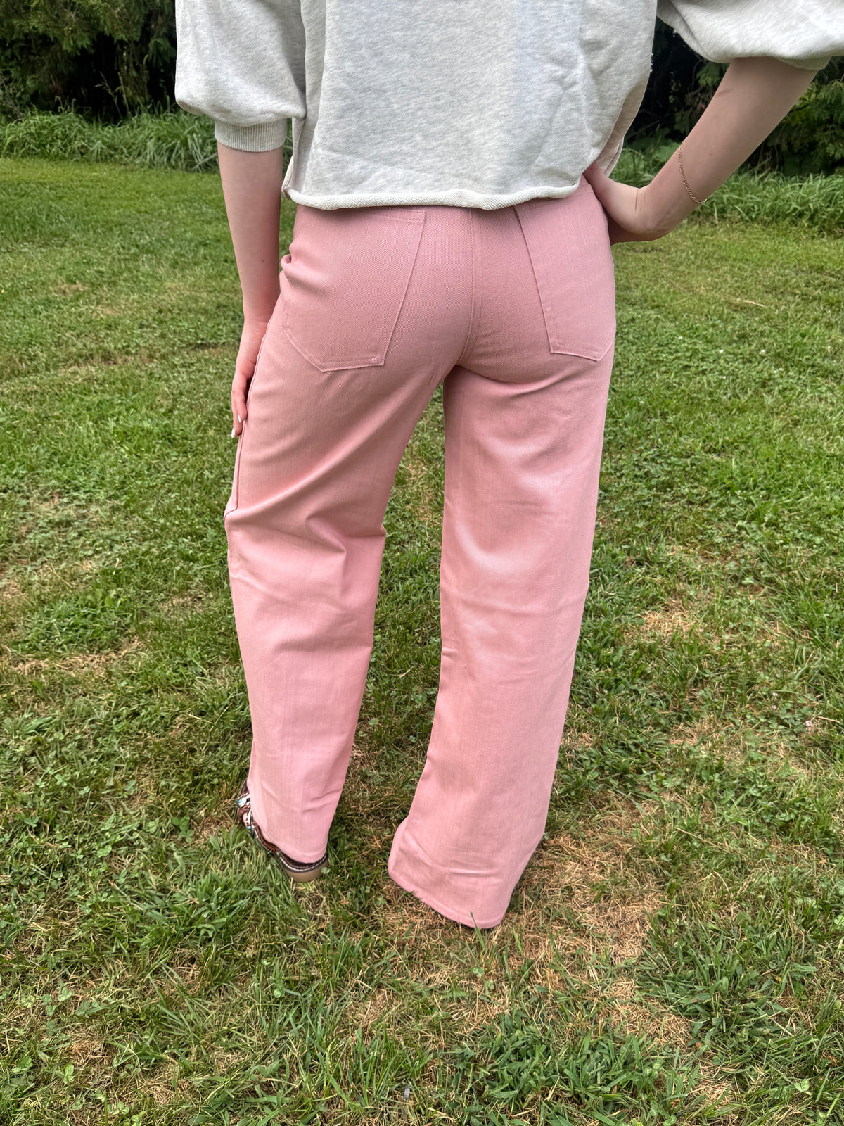 The Ellis Jean- Blush