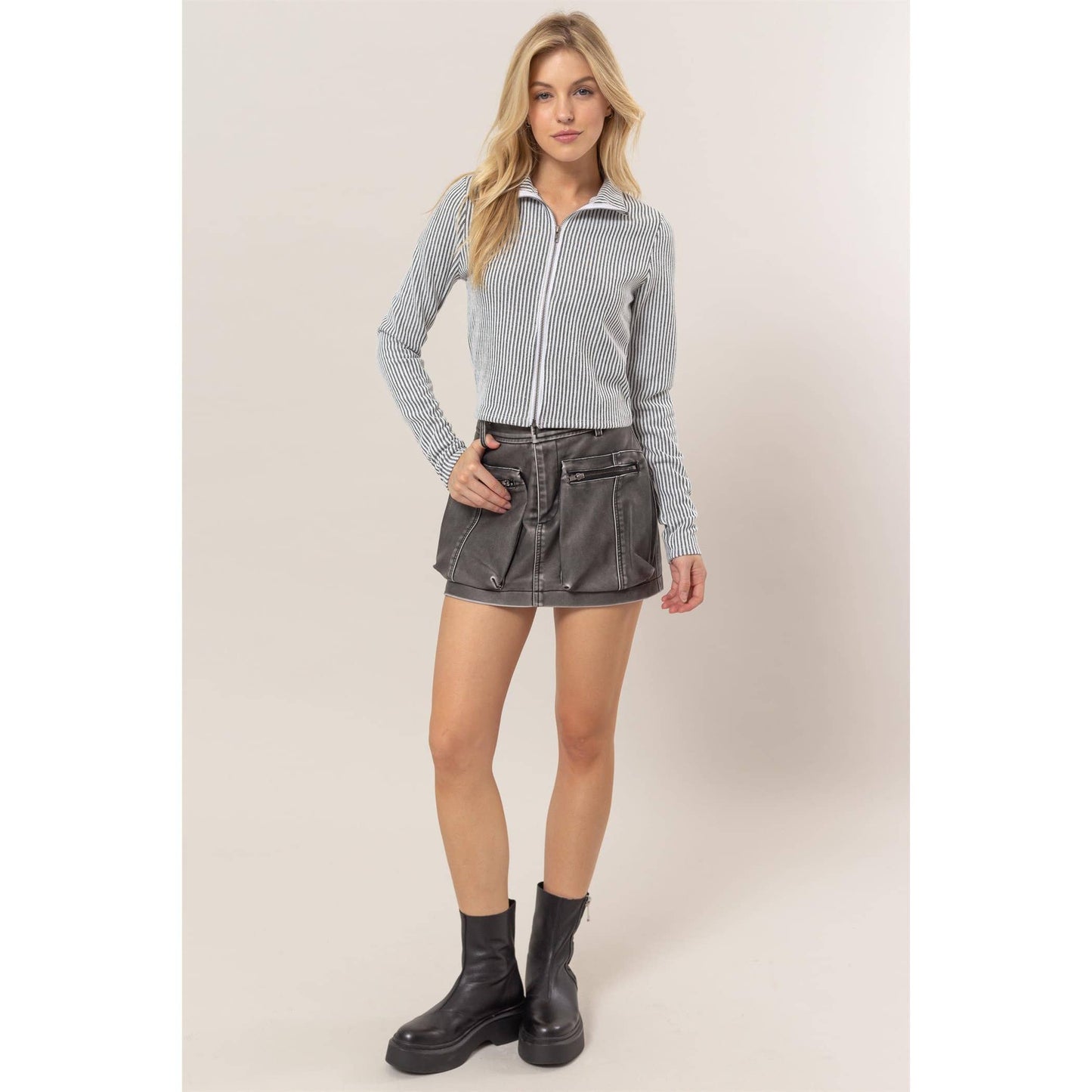 The Reagan Zip Up Top