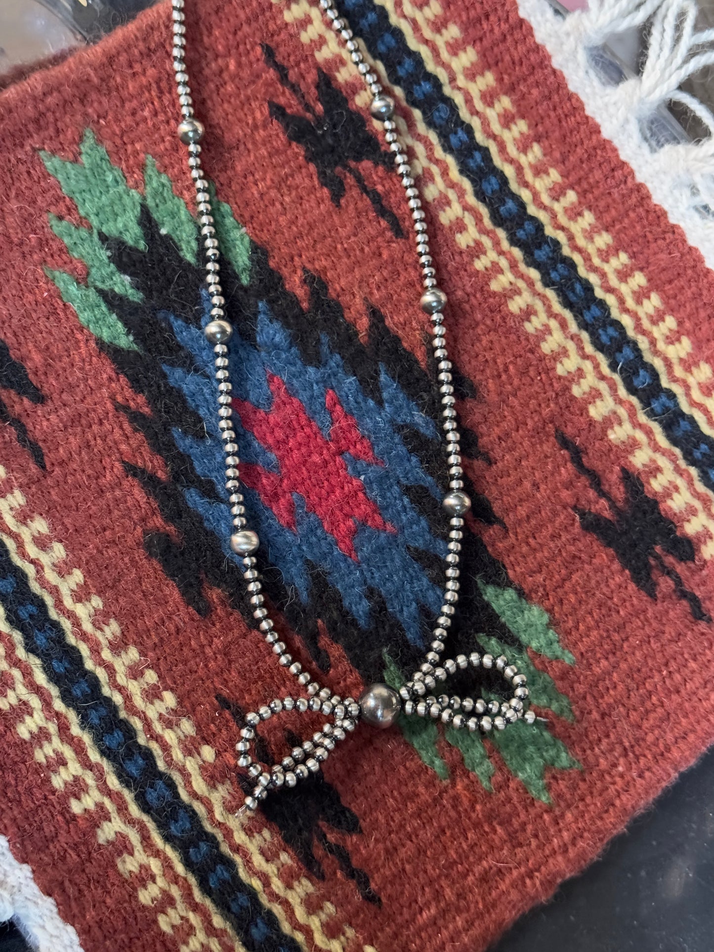 Navajo Pearl Bow Necklace