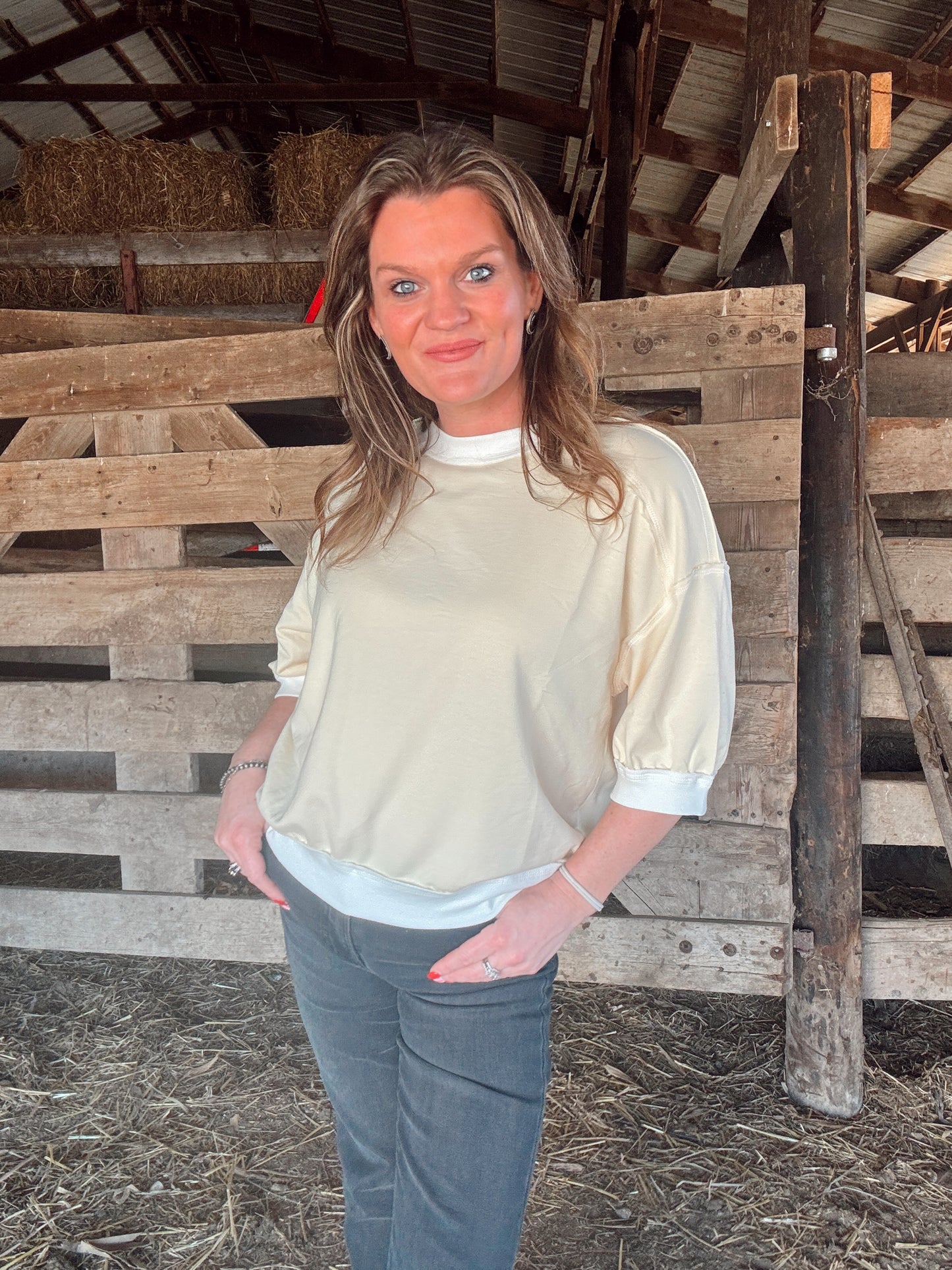 The Kate Raglan- Butter Yellow