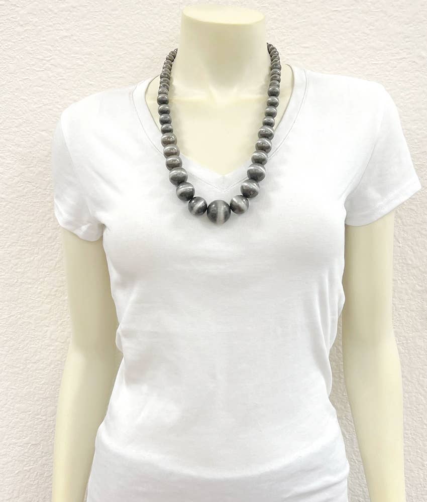 739190, 24" Handmade Very-Big Navajo Necklace