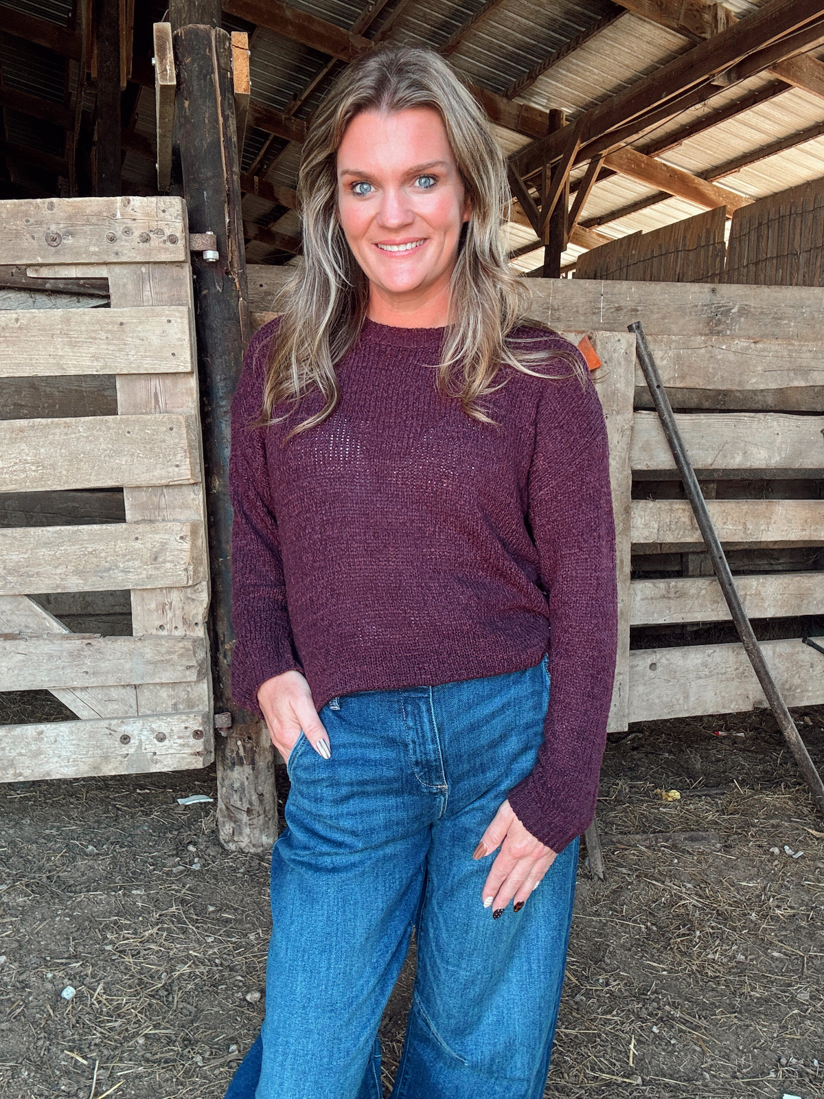The Scottie Sweater- Mohagany