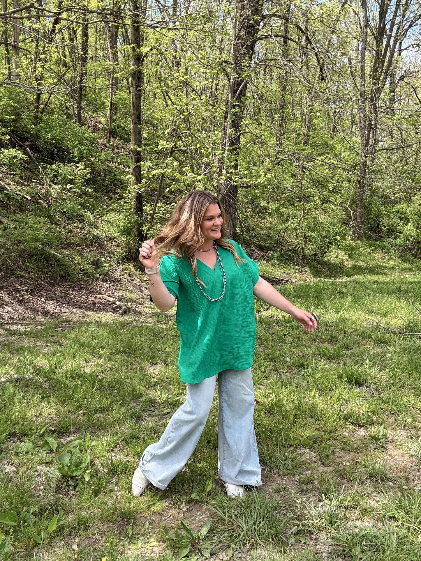 {S-3X} Oversize Dolman Top