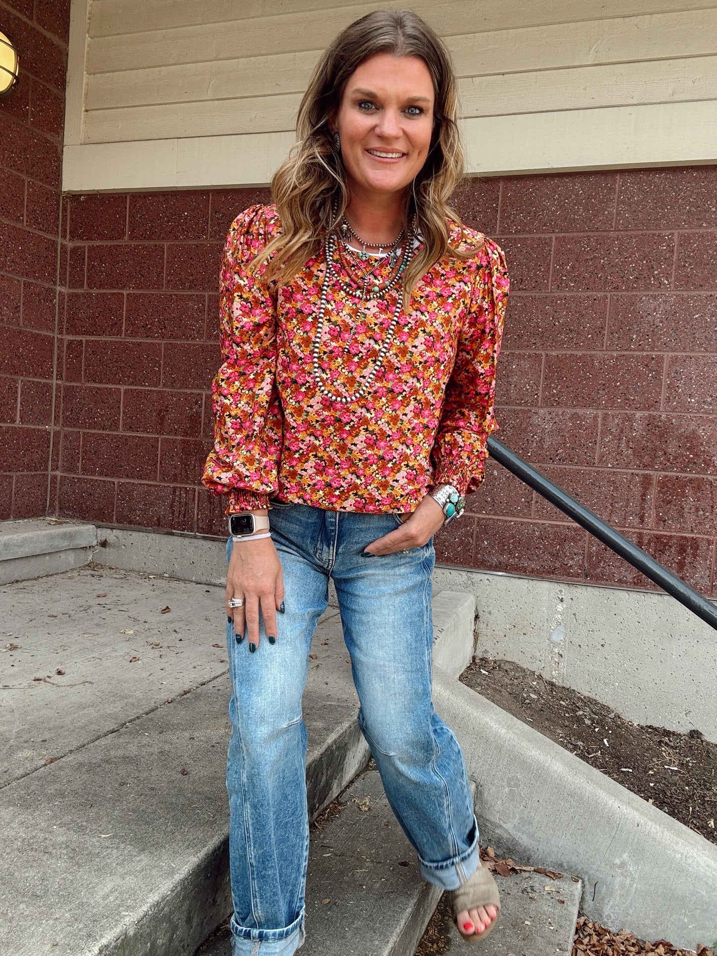 The Lux Floral Blouse