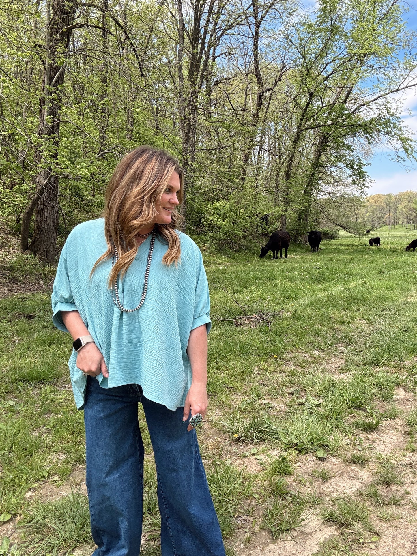 {S-3X} Oversize Dolman Top