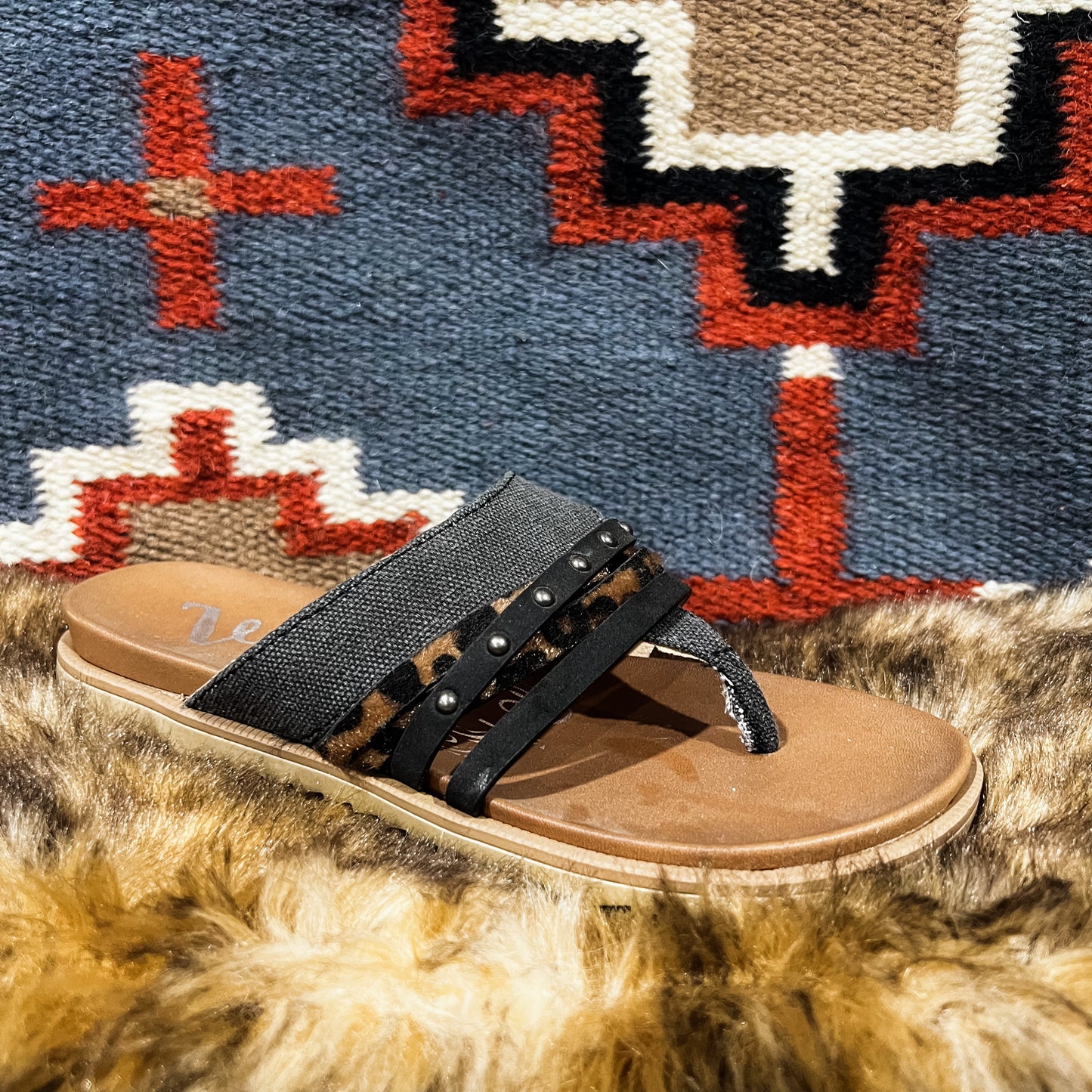 Very G Leopard Strappy Sandal