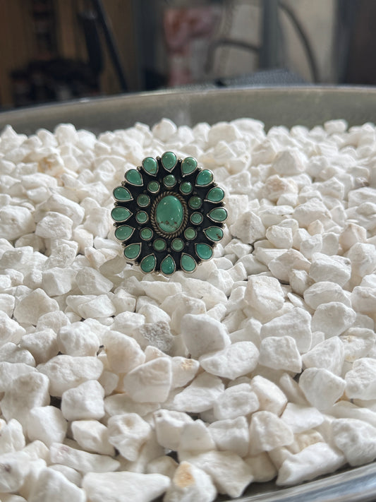 Genuine Navajo Zuni Adjustable Ring