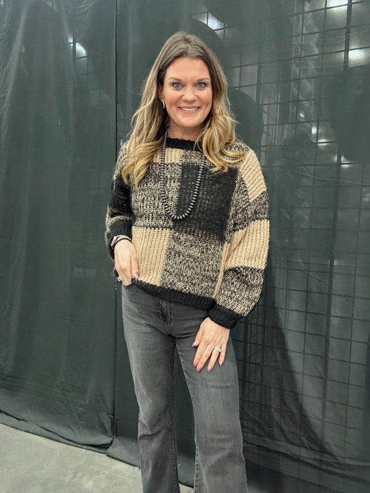 The Jayce Checked Sweater