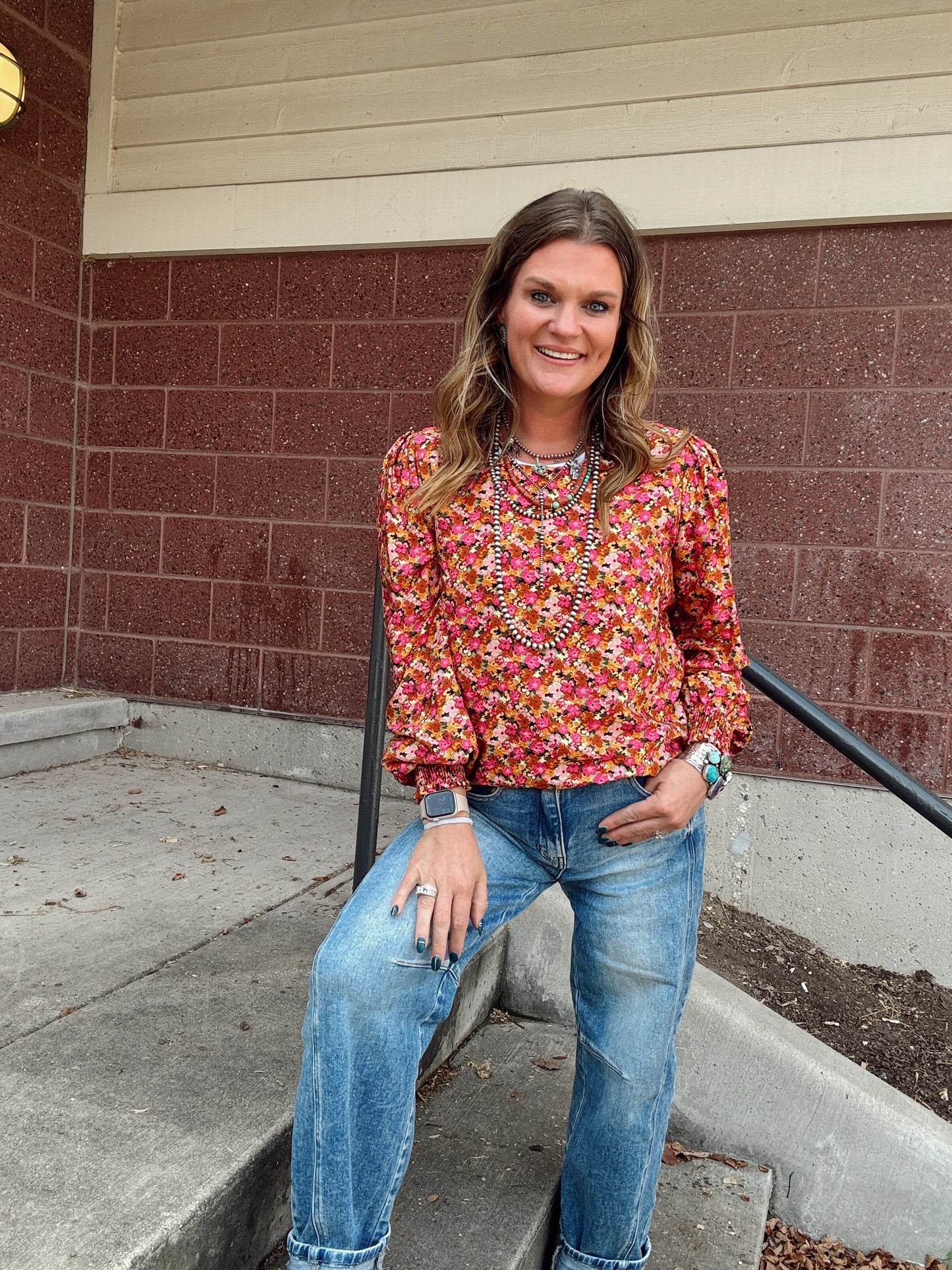 The Lux Floral Blouse