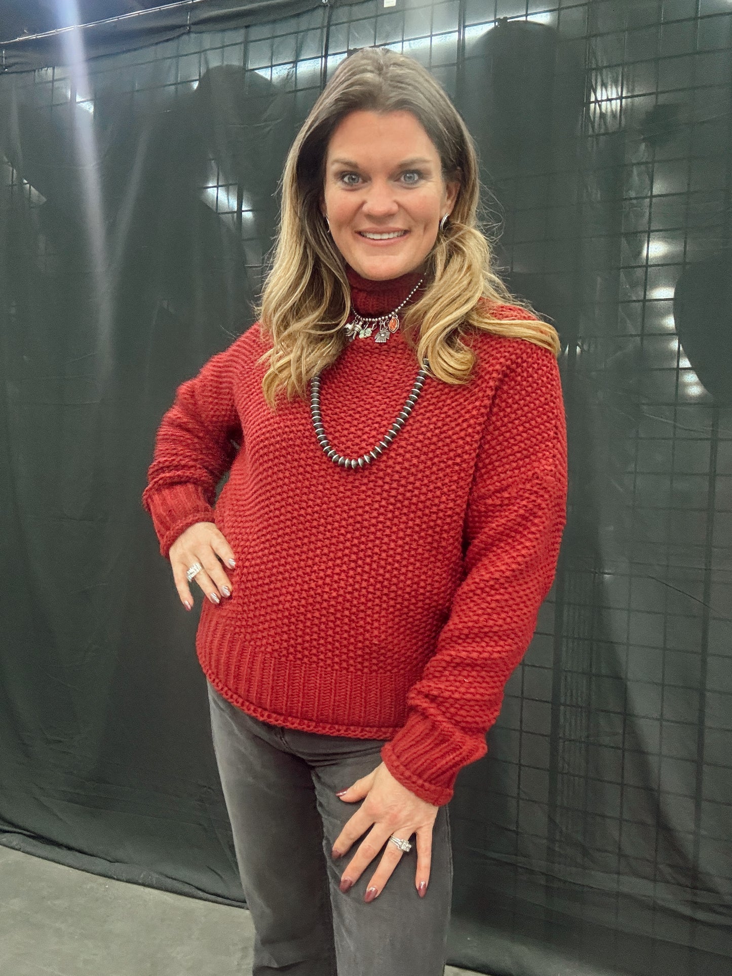 Garnet Turtle Neck Sweater