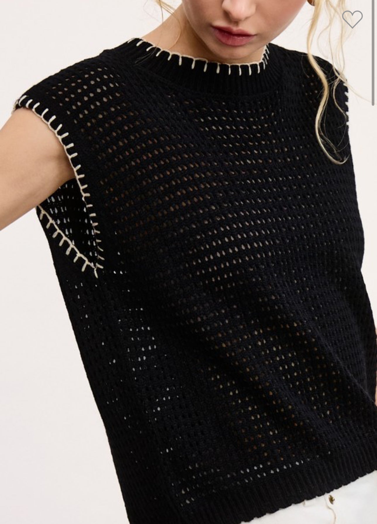 The Aida Crochet Vest