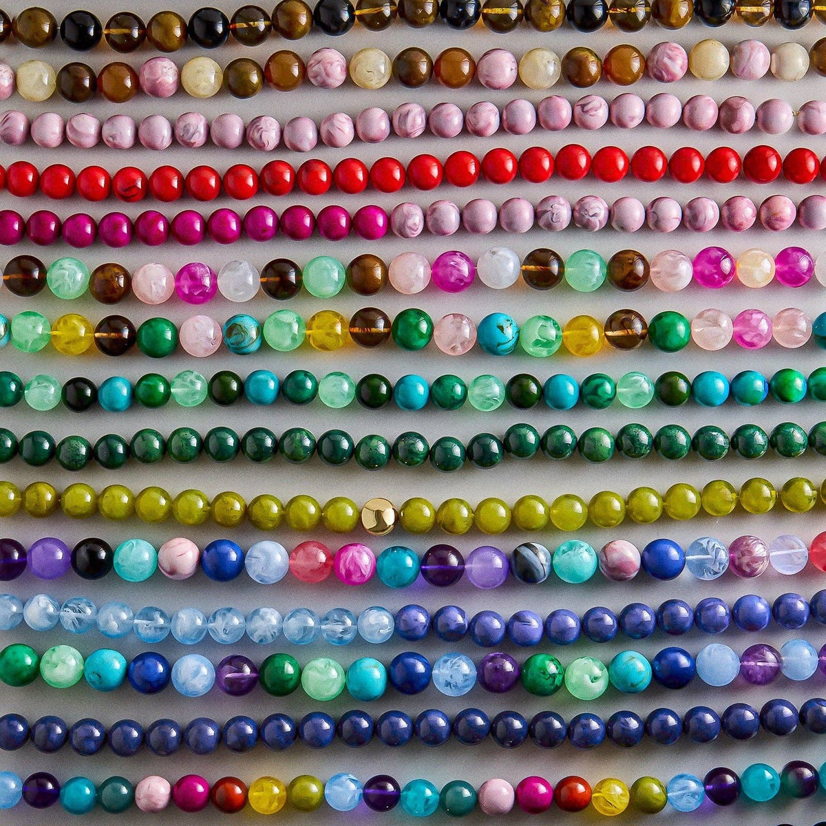Jane Acrylic Beaded Necklace