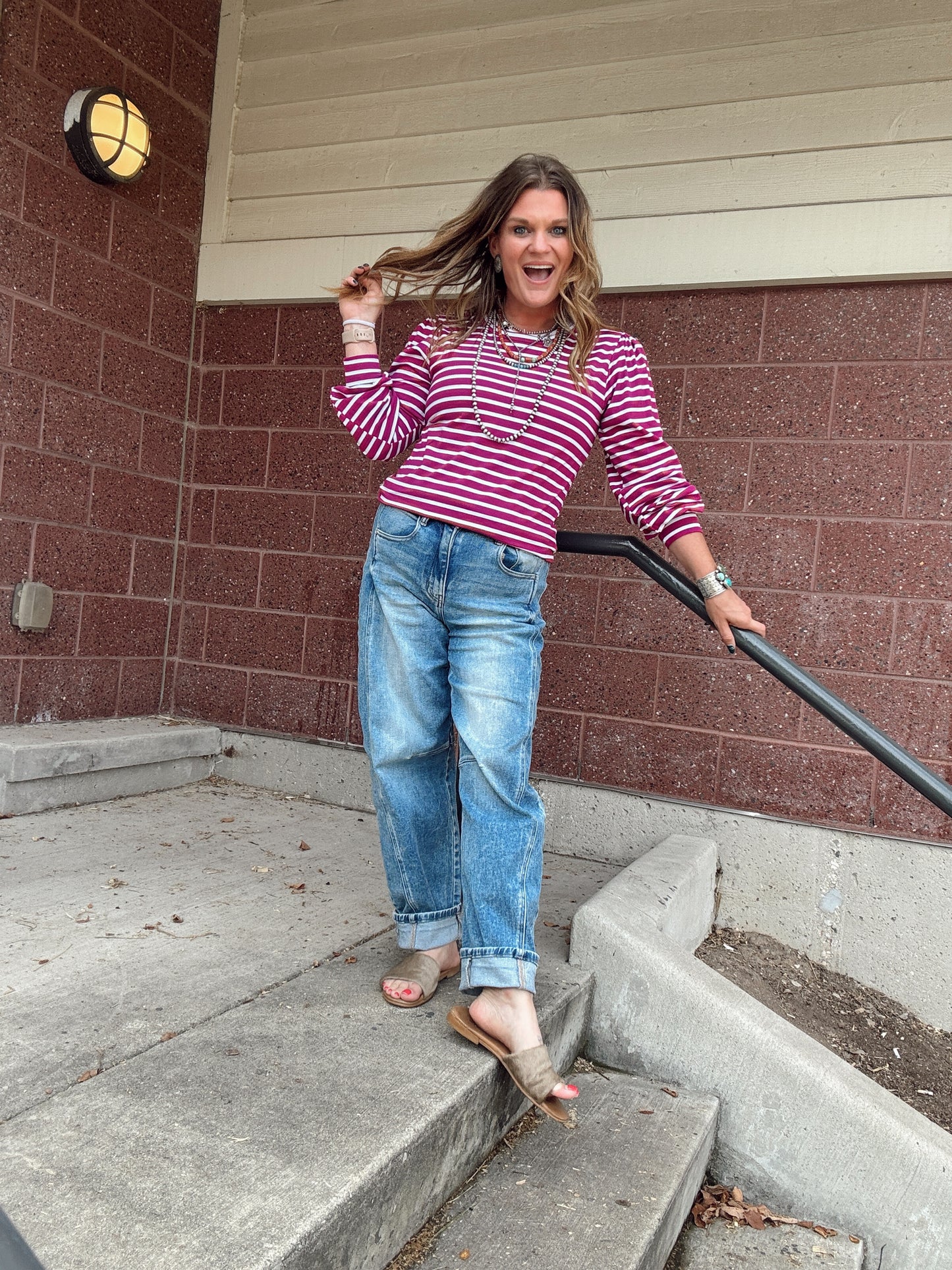Stevie Striped Top