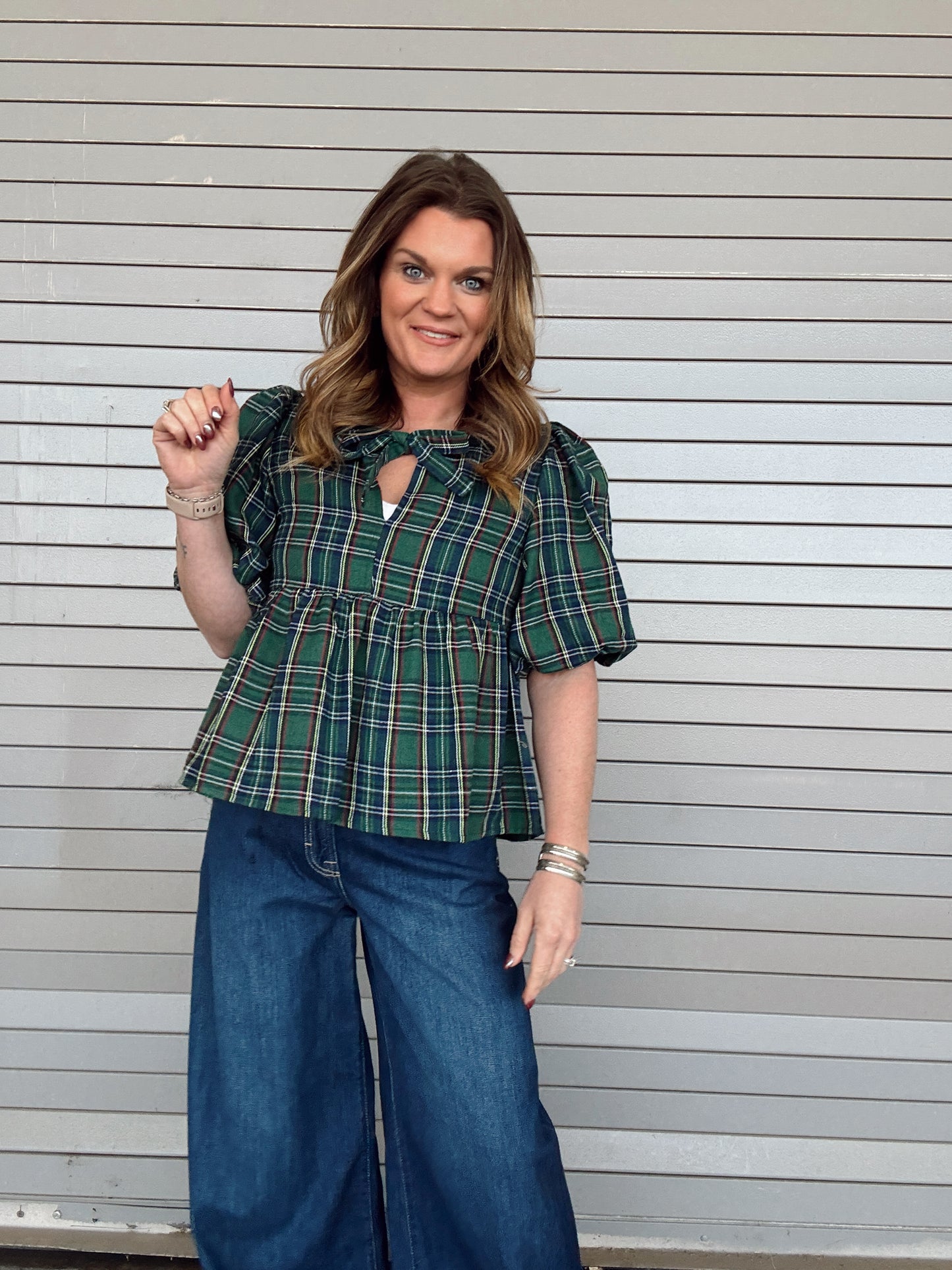 The Noelle Puff Sleeve Top