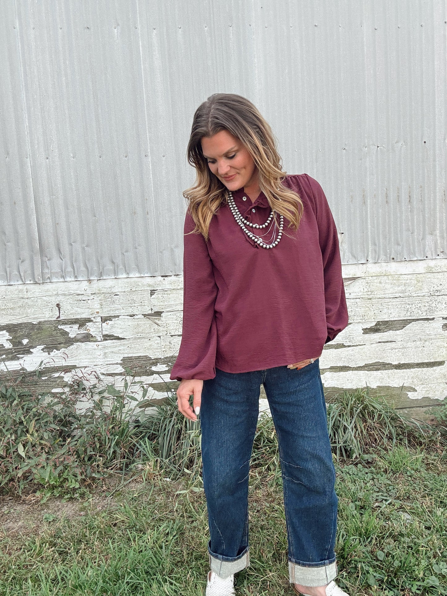 The Ryanne Ruffle Blouse