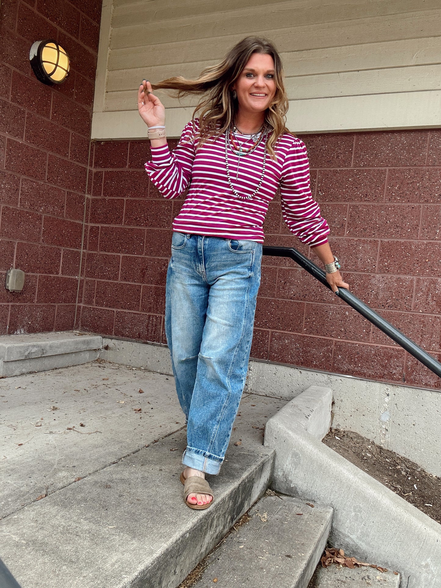 Stevie Striped Top