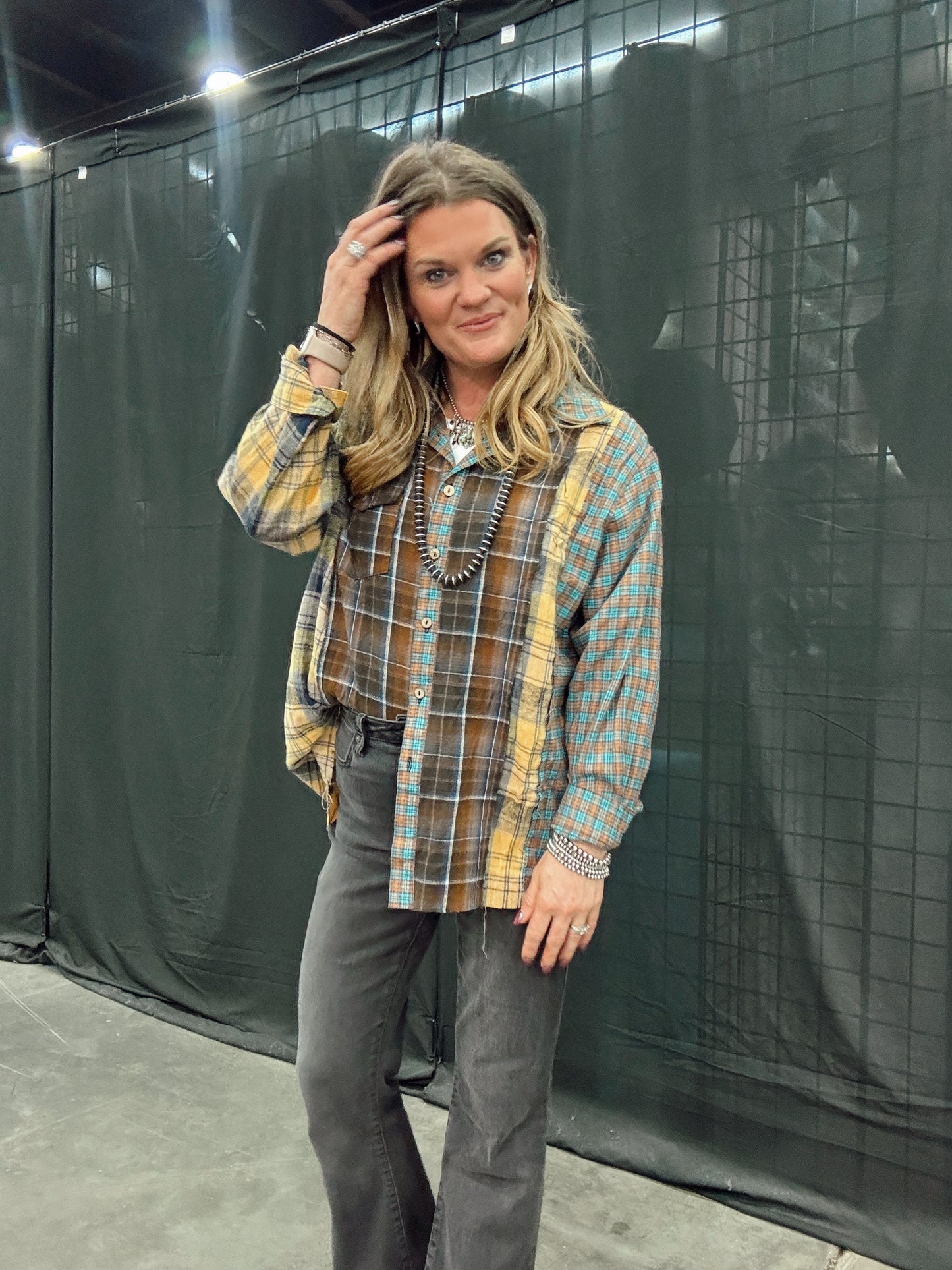 The Alicia Plaid Button Down