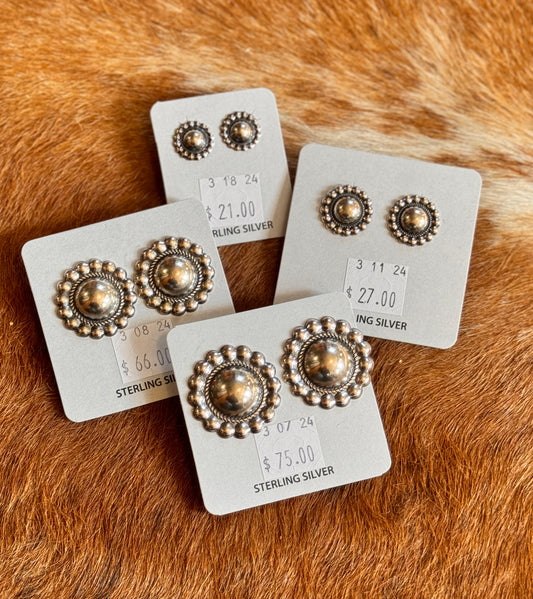 Navajo Concho Studs (best selling studs EVER)