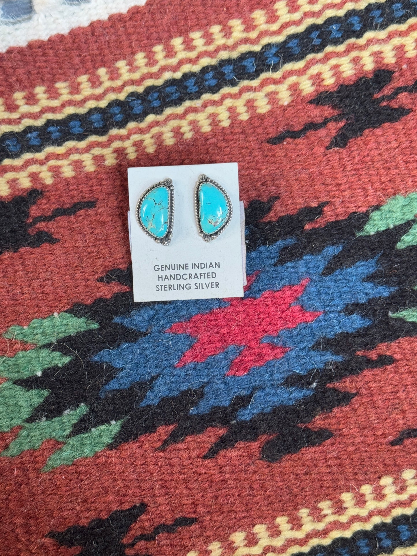 Genuine Navajo Kingman Studs
