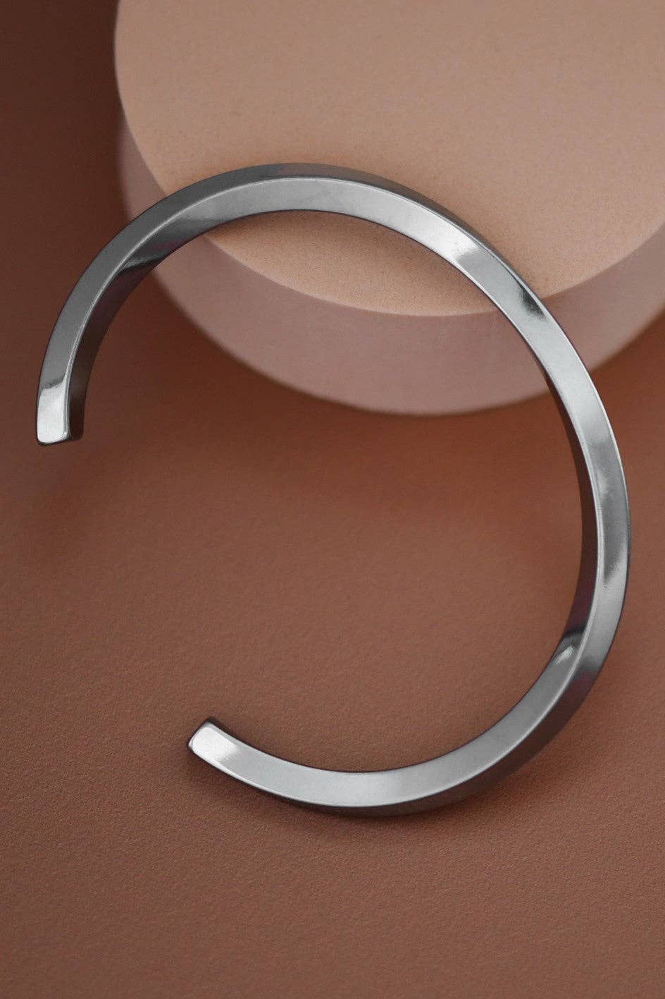 Tarnish-Resistant Waterproof Stainless Steel Cuff - 7206