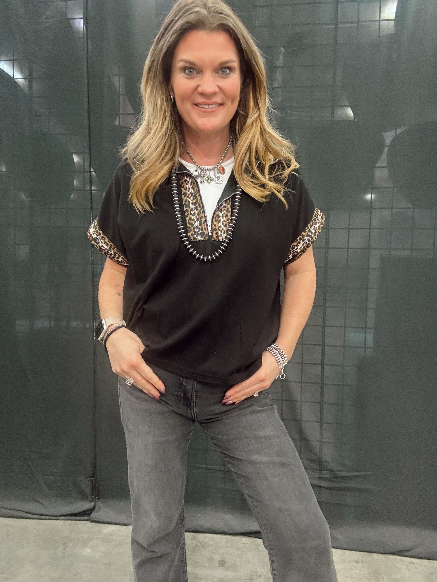 The Frankie Leopard Top