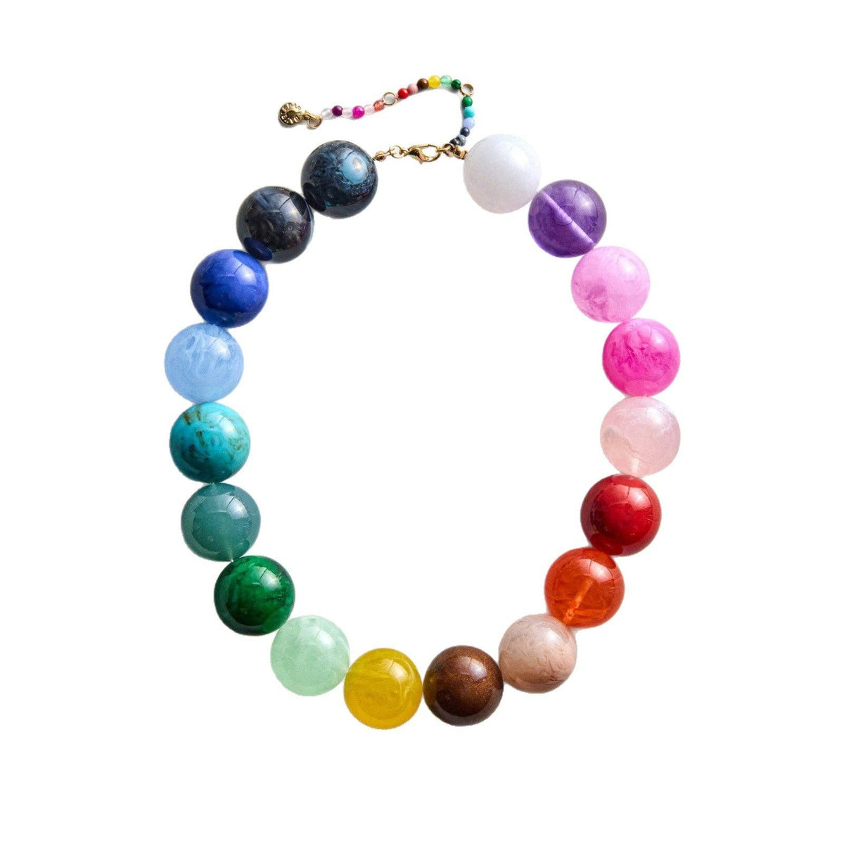 Jane Acrylic Beaded Necklace