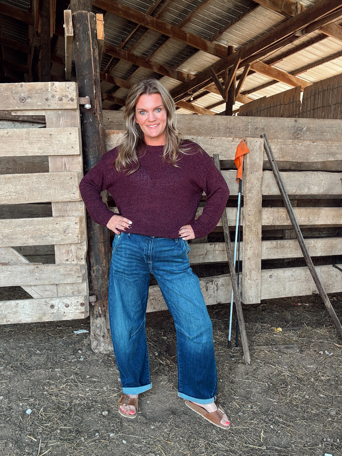 The Scottie Sweater- Mohagany