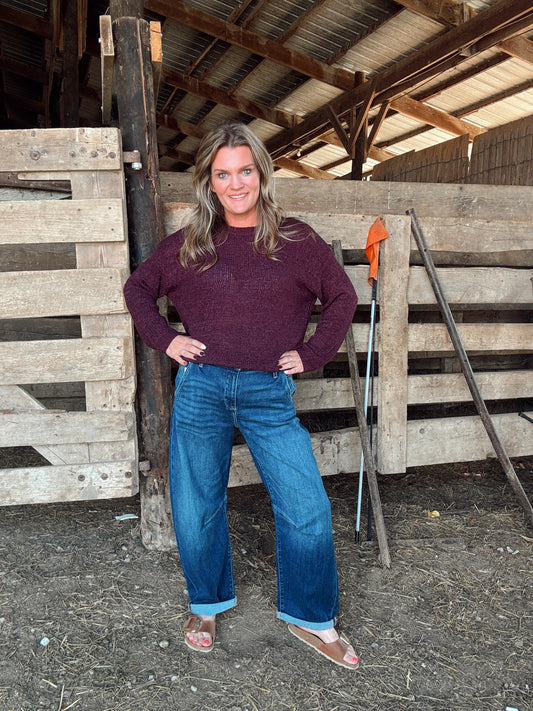 The Scottie Sweater- Mohagany