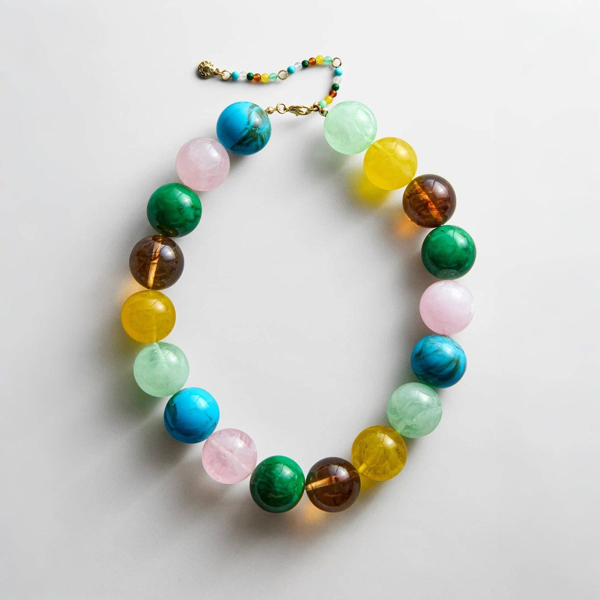 Jane Acrylic Beaded Necklace