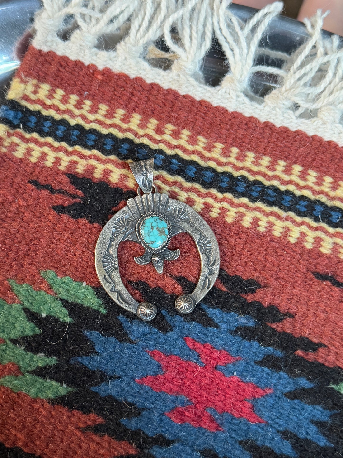 Genuine Navajo Naja Pendant