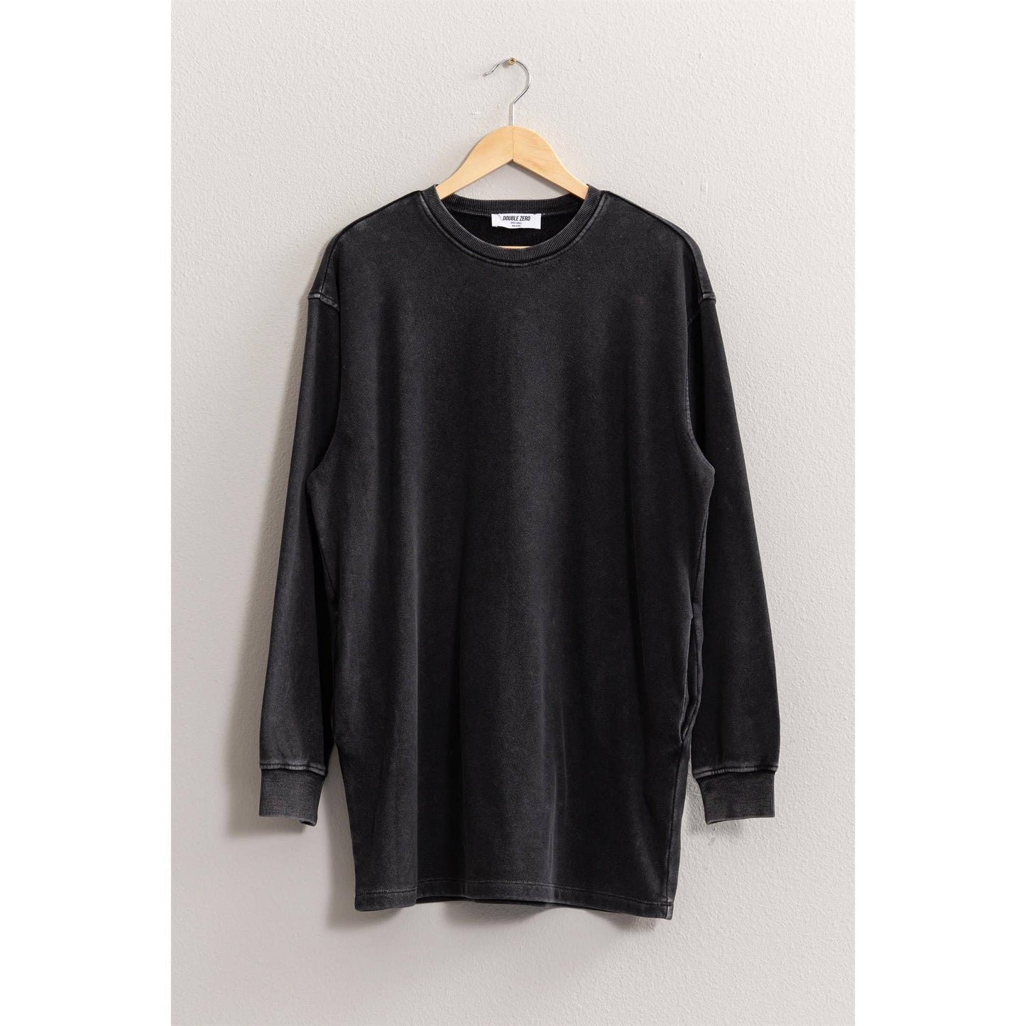 OVERSIZED MINI SWEATSHIRT DRESS