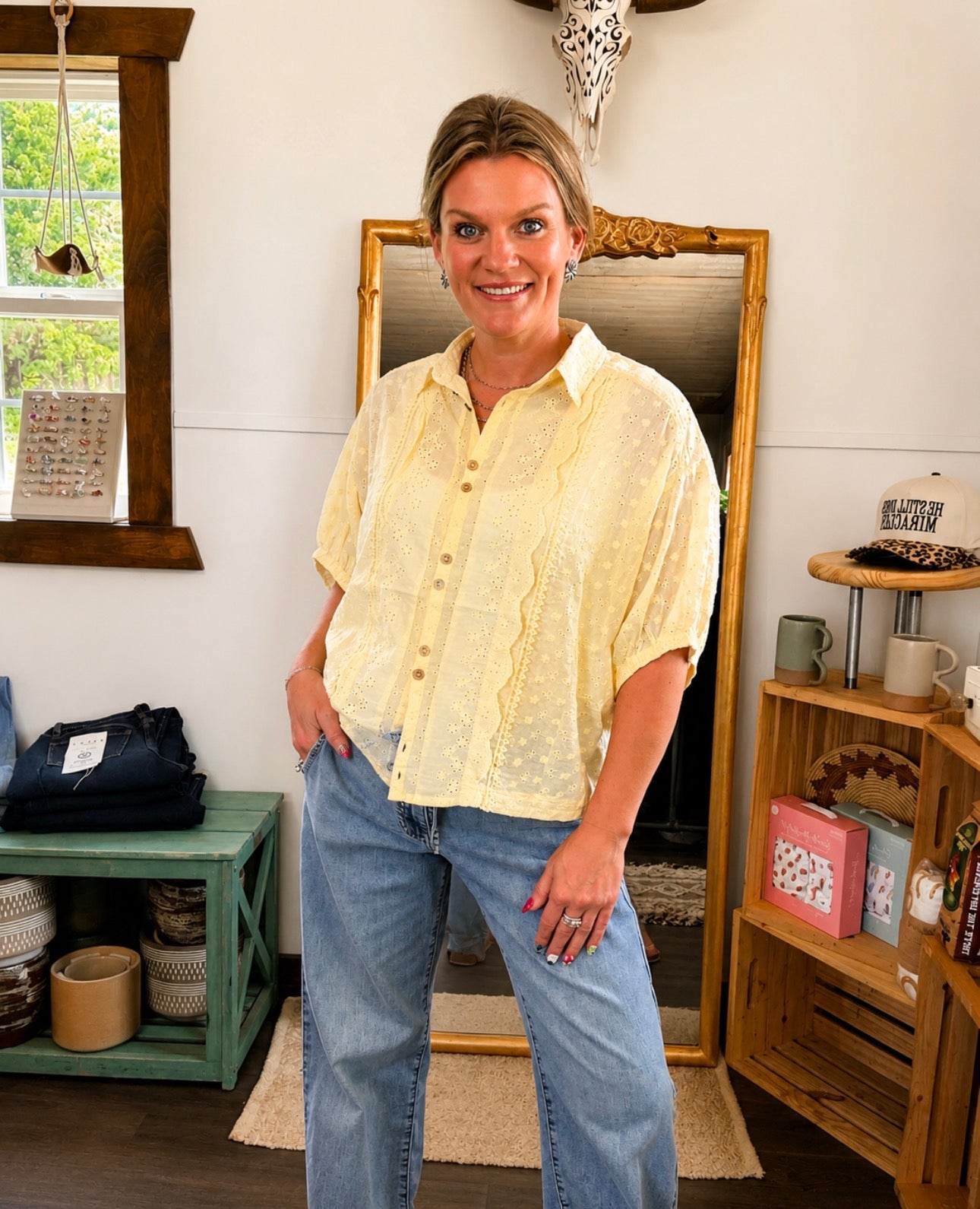 The River Lace Blouse