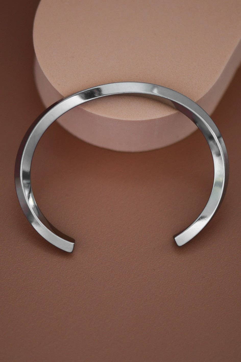 Tarnish-Resistant Waterproof Stainless Steel Cuff - 7206
