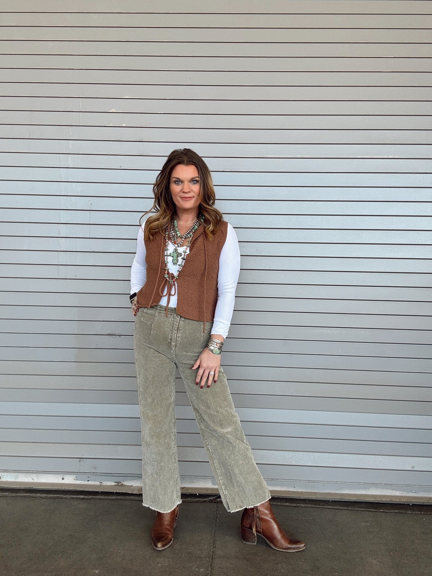 The Abigail Tie Vest