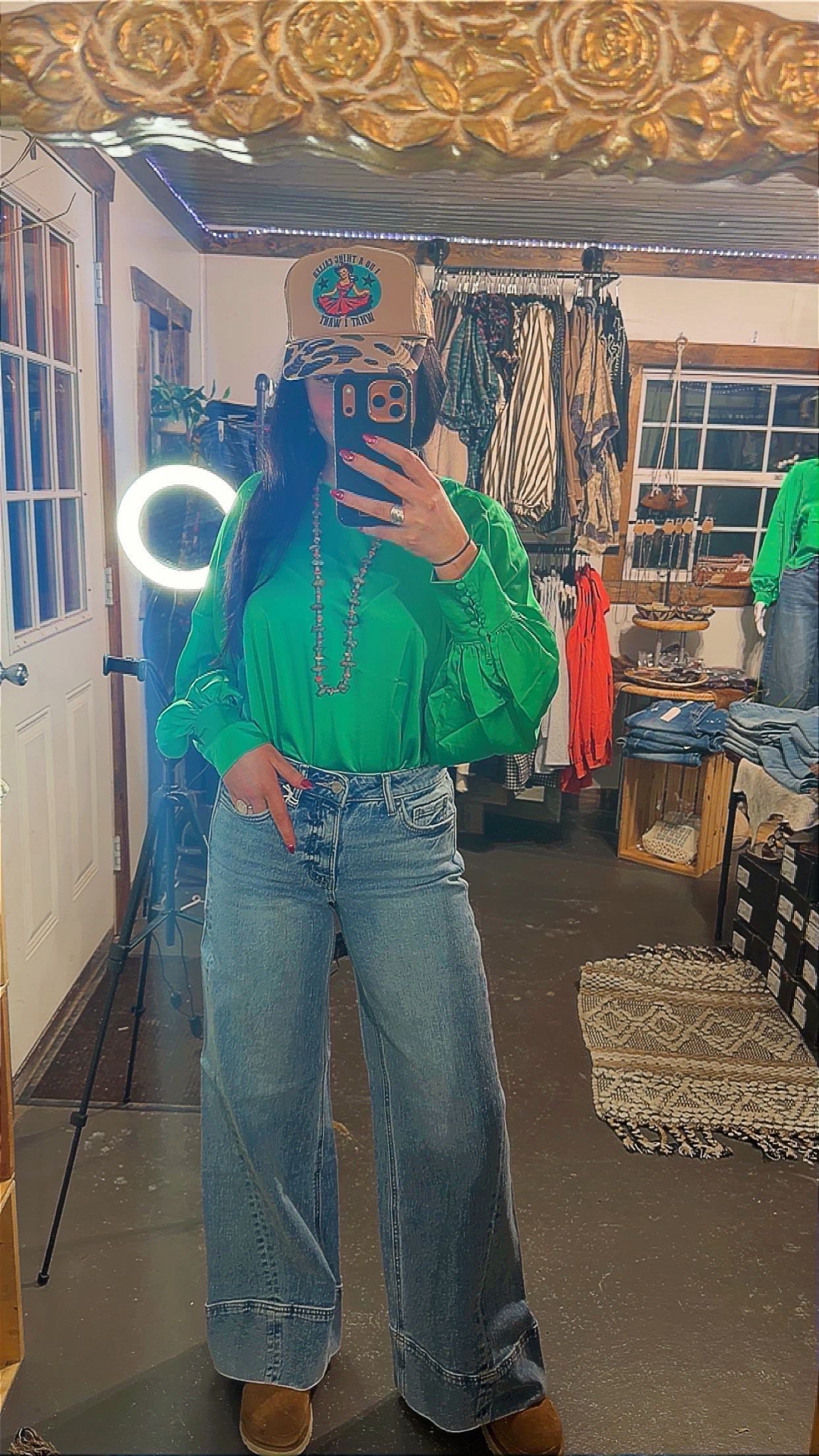 The Bella Satin Blouse