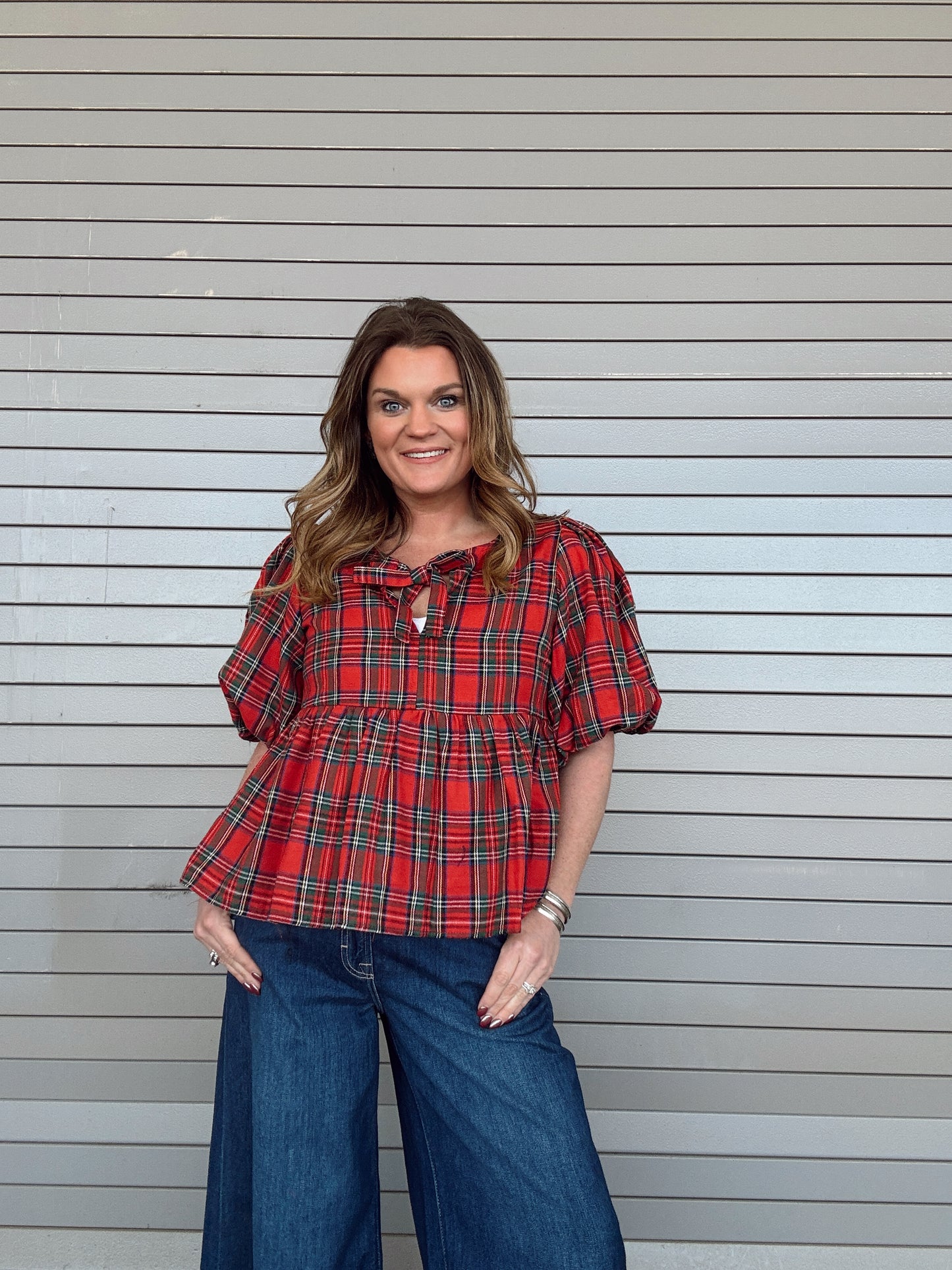 The Noelle Puff Sleeve Top