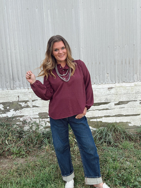 The Ryanne Ruffle Blouse