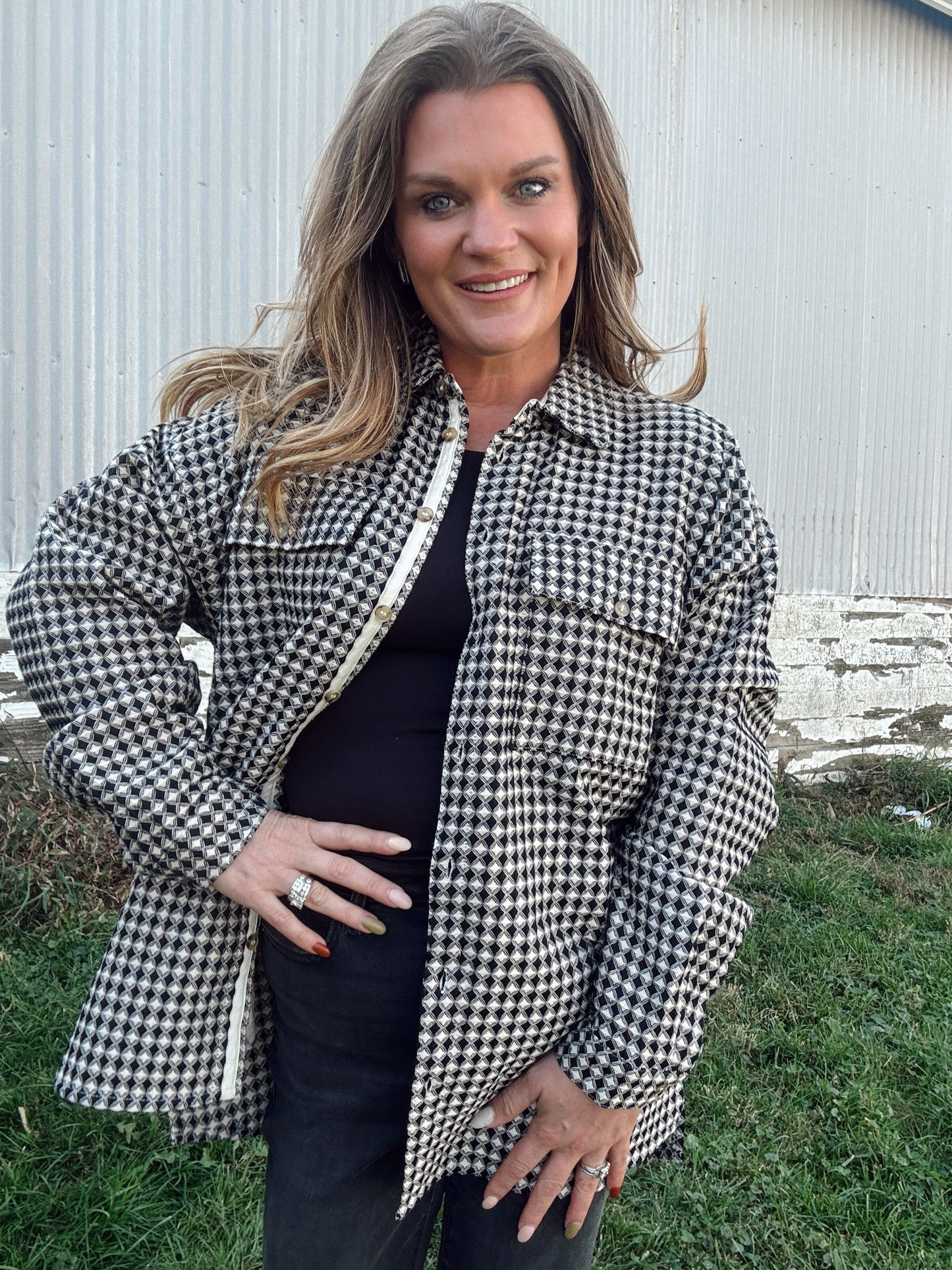 Jodie Textured Shacket