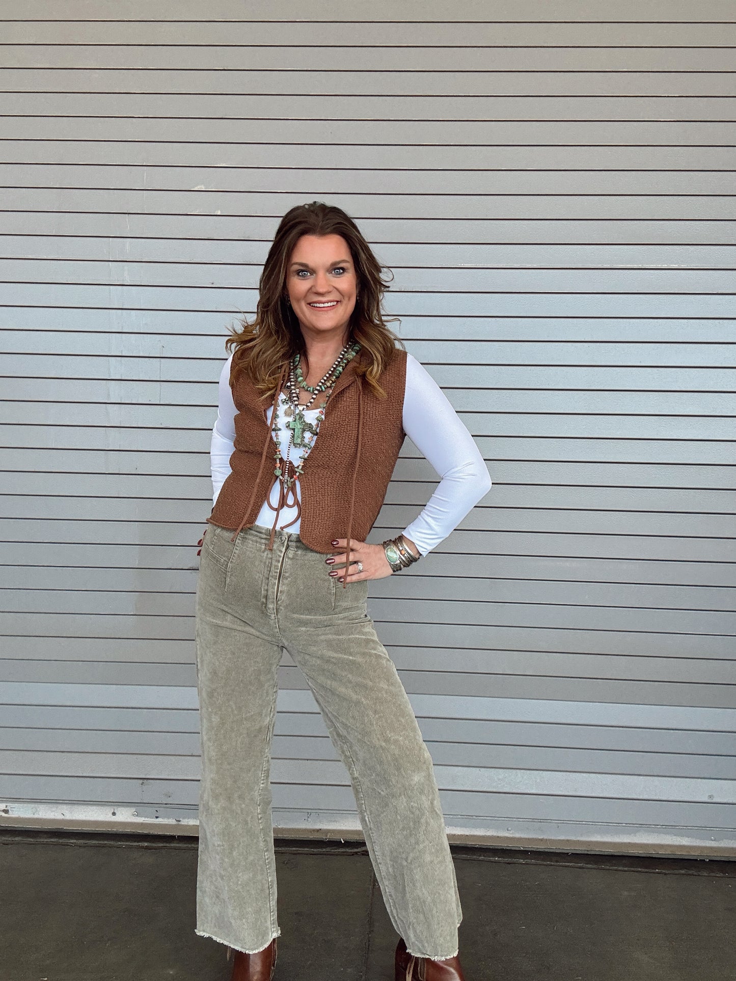 The Abigail Tie Vest