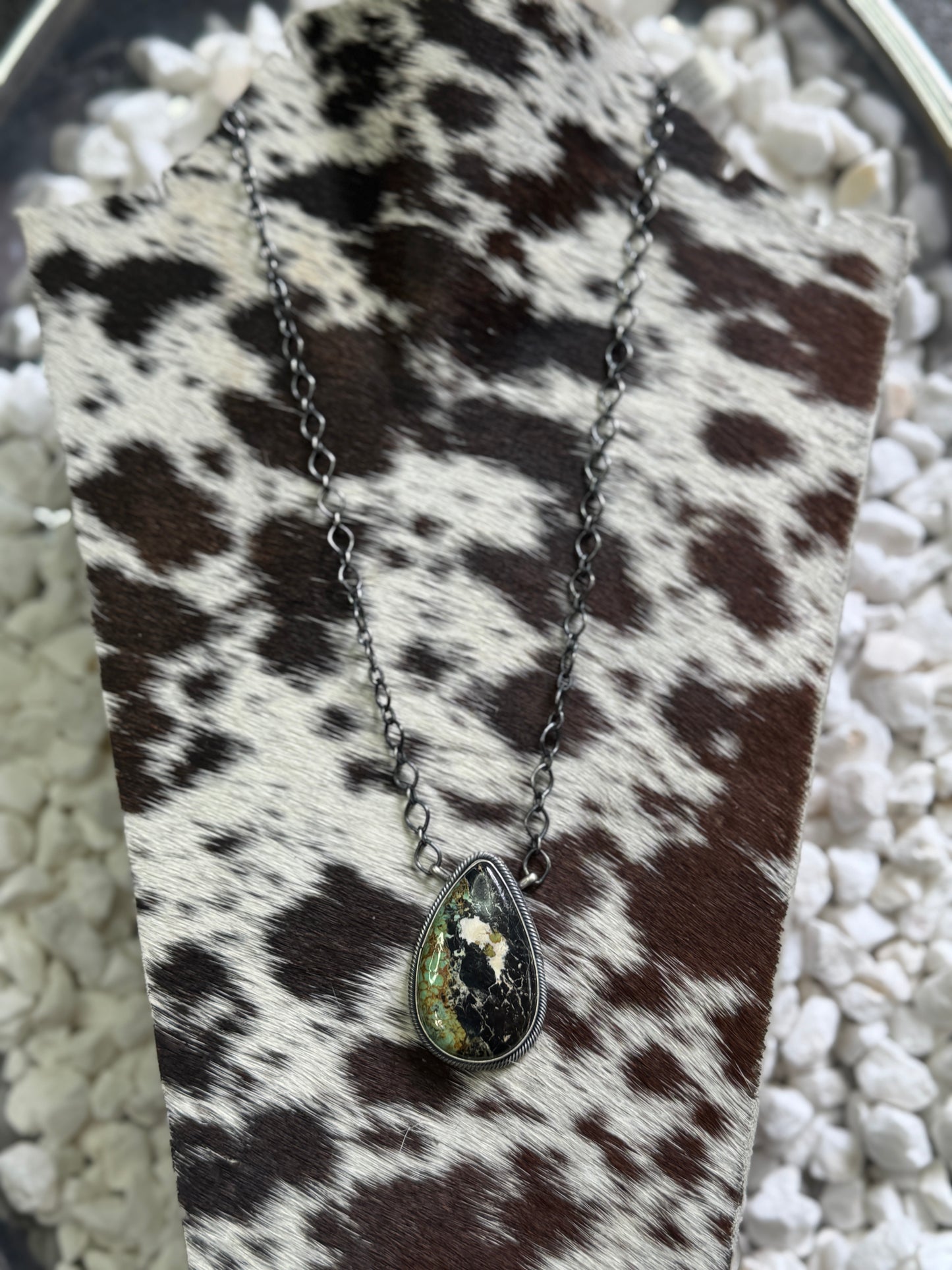 Genuine Navajo Black Jack Necklace