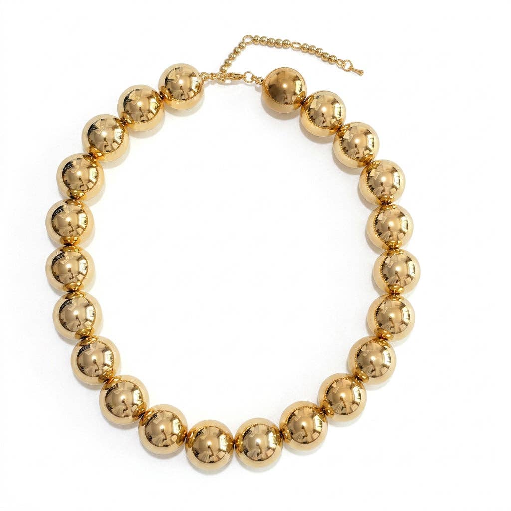 Jane Acrylic Beaded Necklace