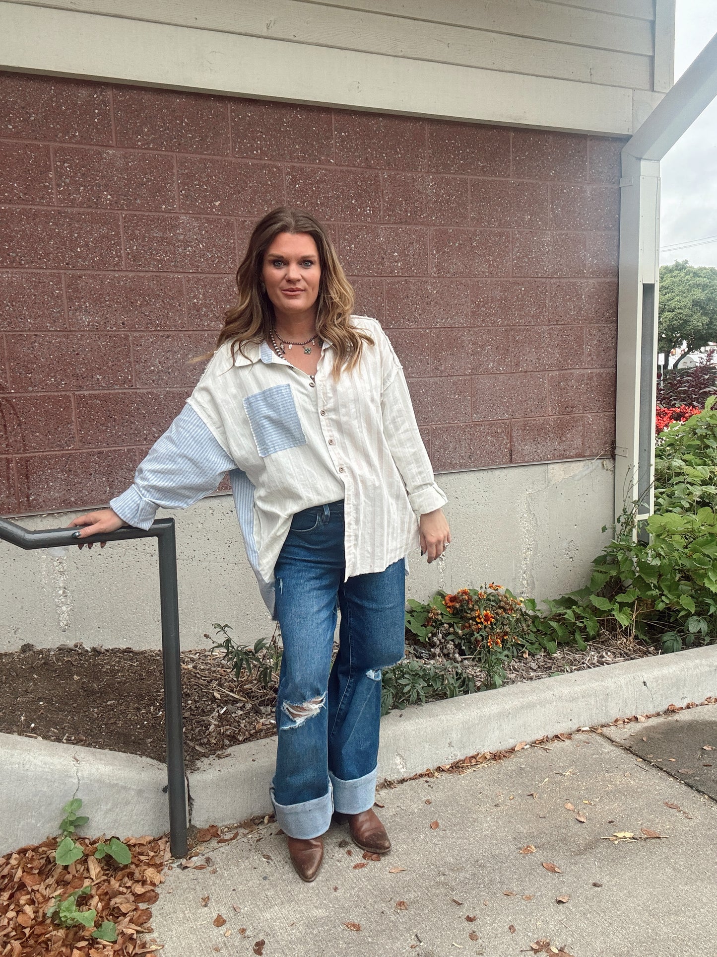 Striped Button Down