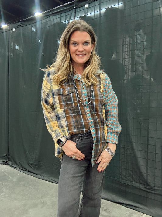 The Alicia Plaid Button Down
