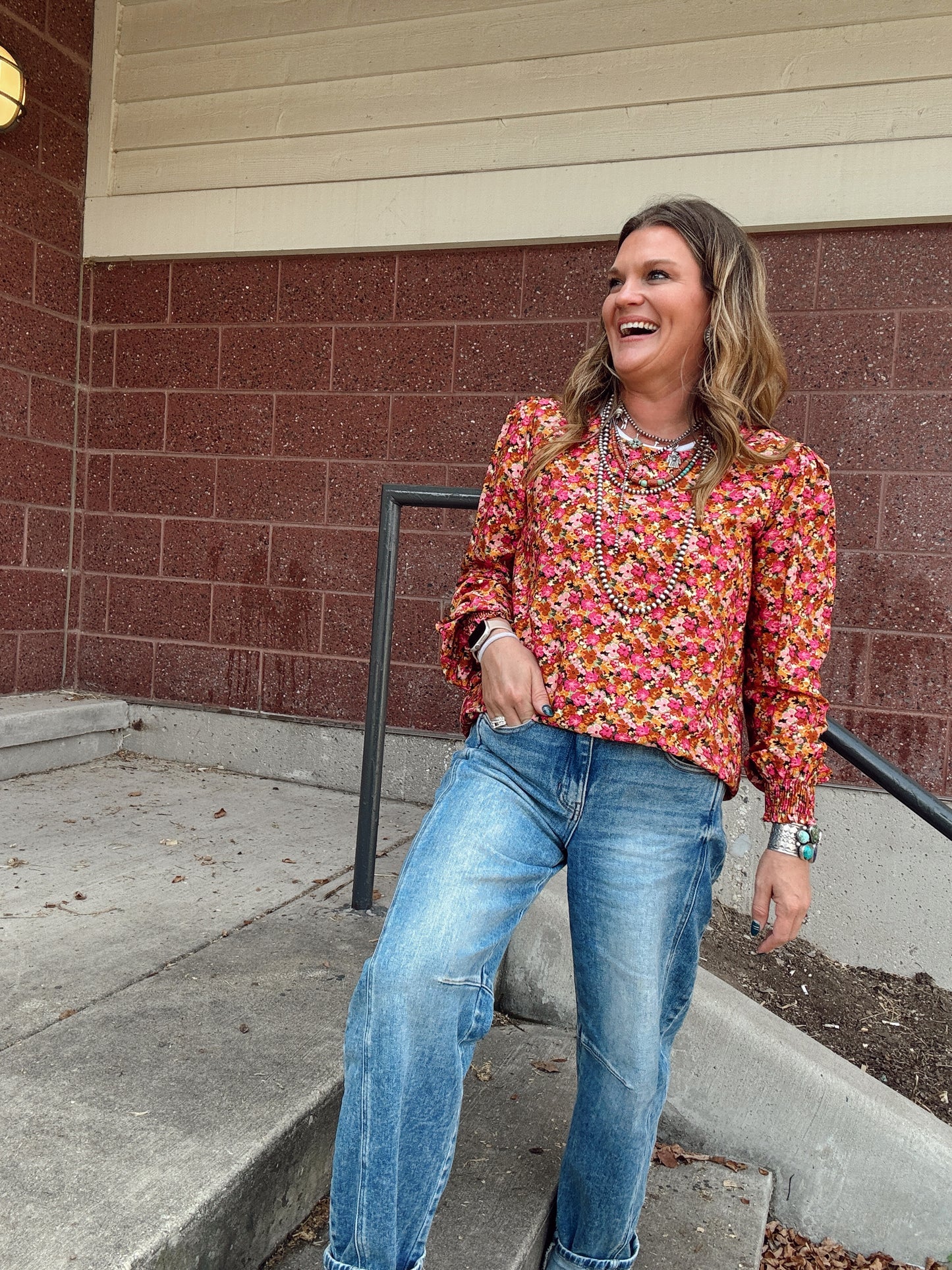The Lux Floral Blouse