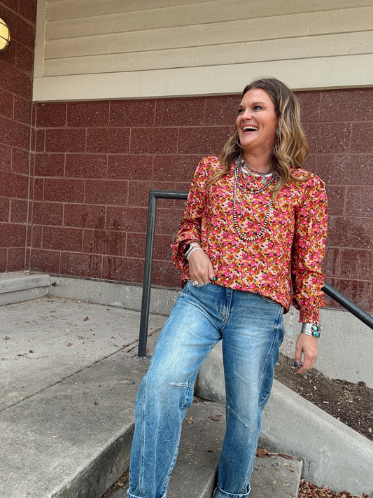 The Lux Floral Blouse