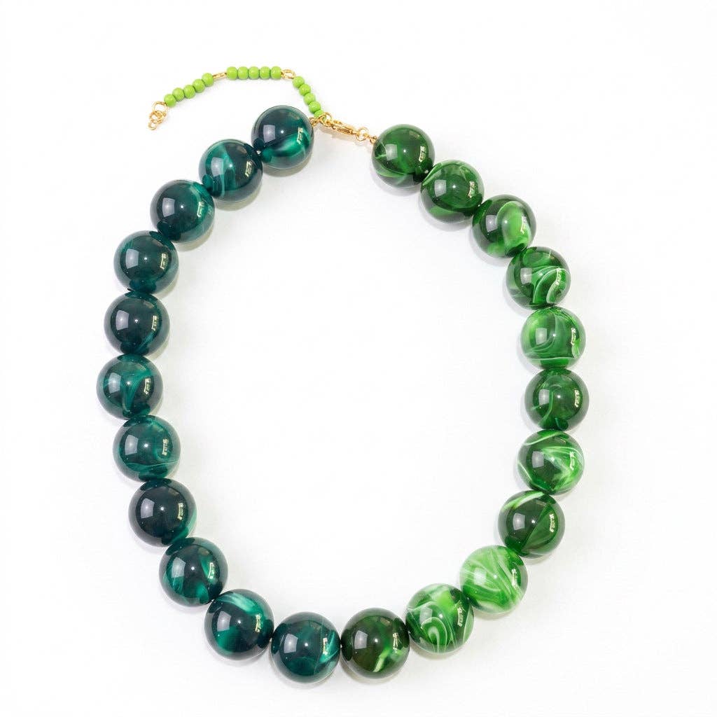 Jane Acrylic Beaded Necklace