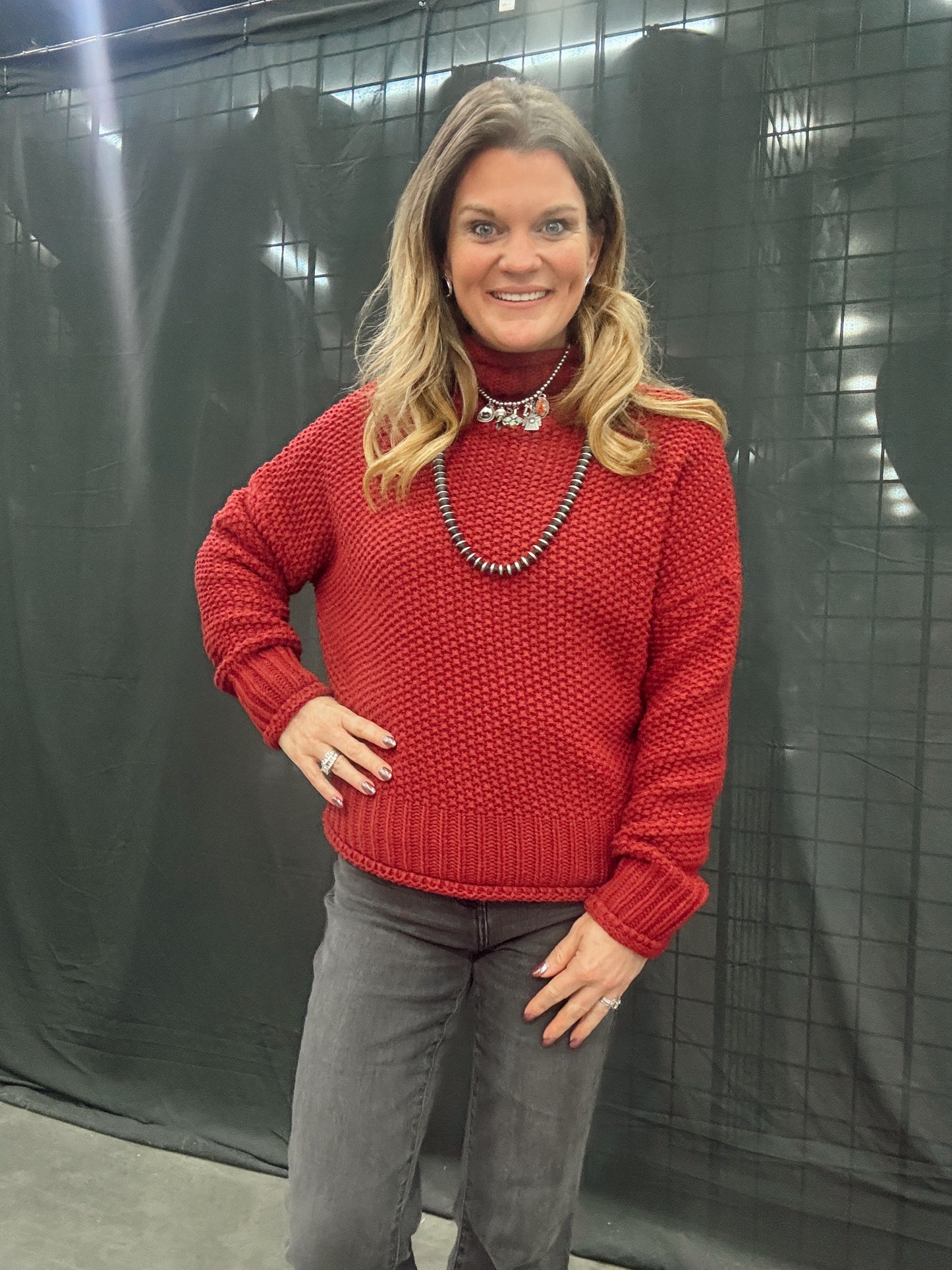 Garnet Turtle Neck Sweater