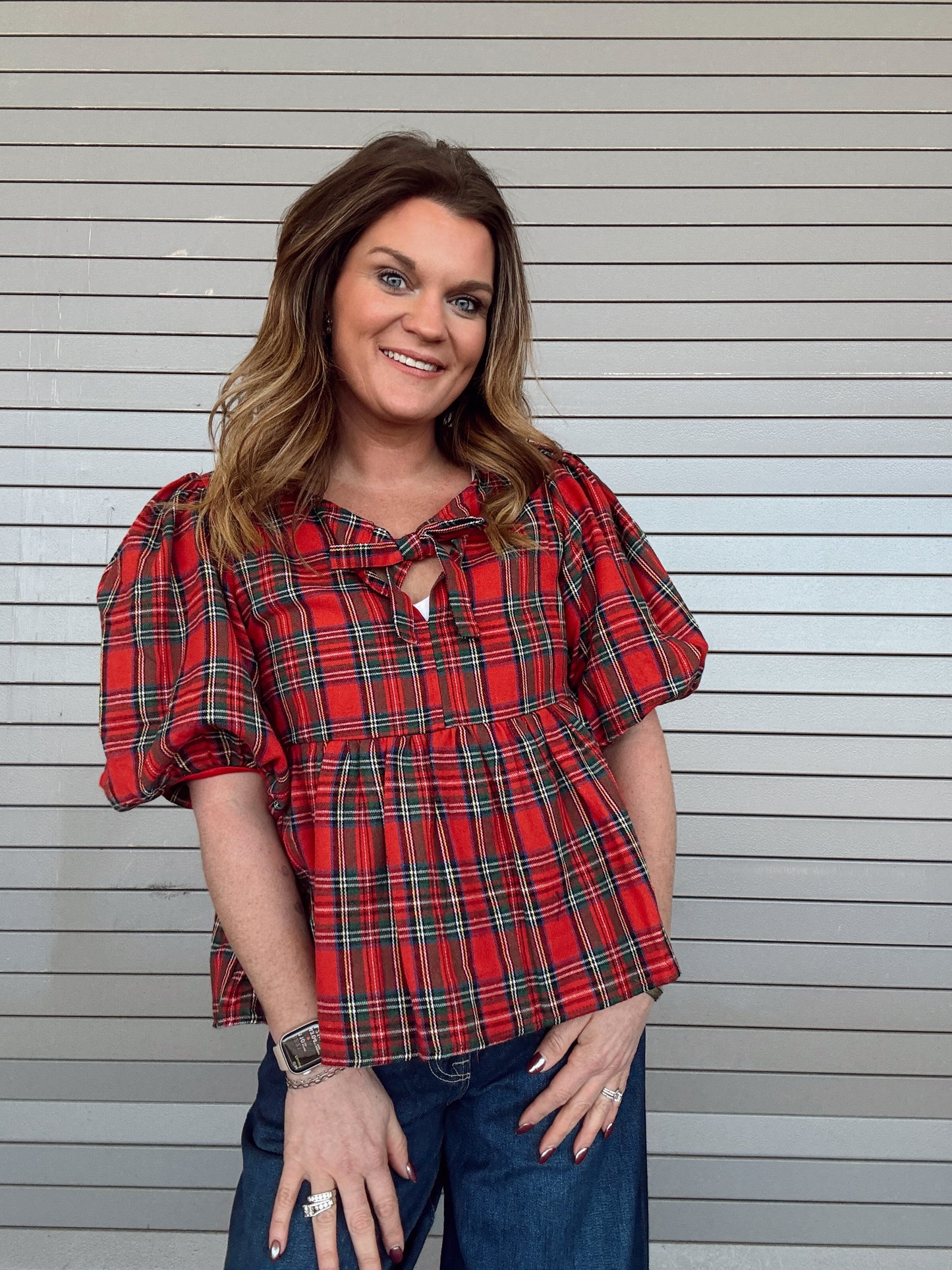 The Noelle Puff Sleeve Top