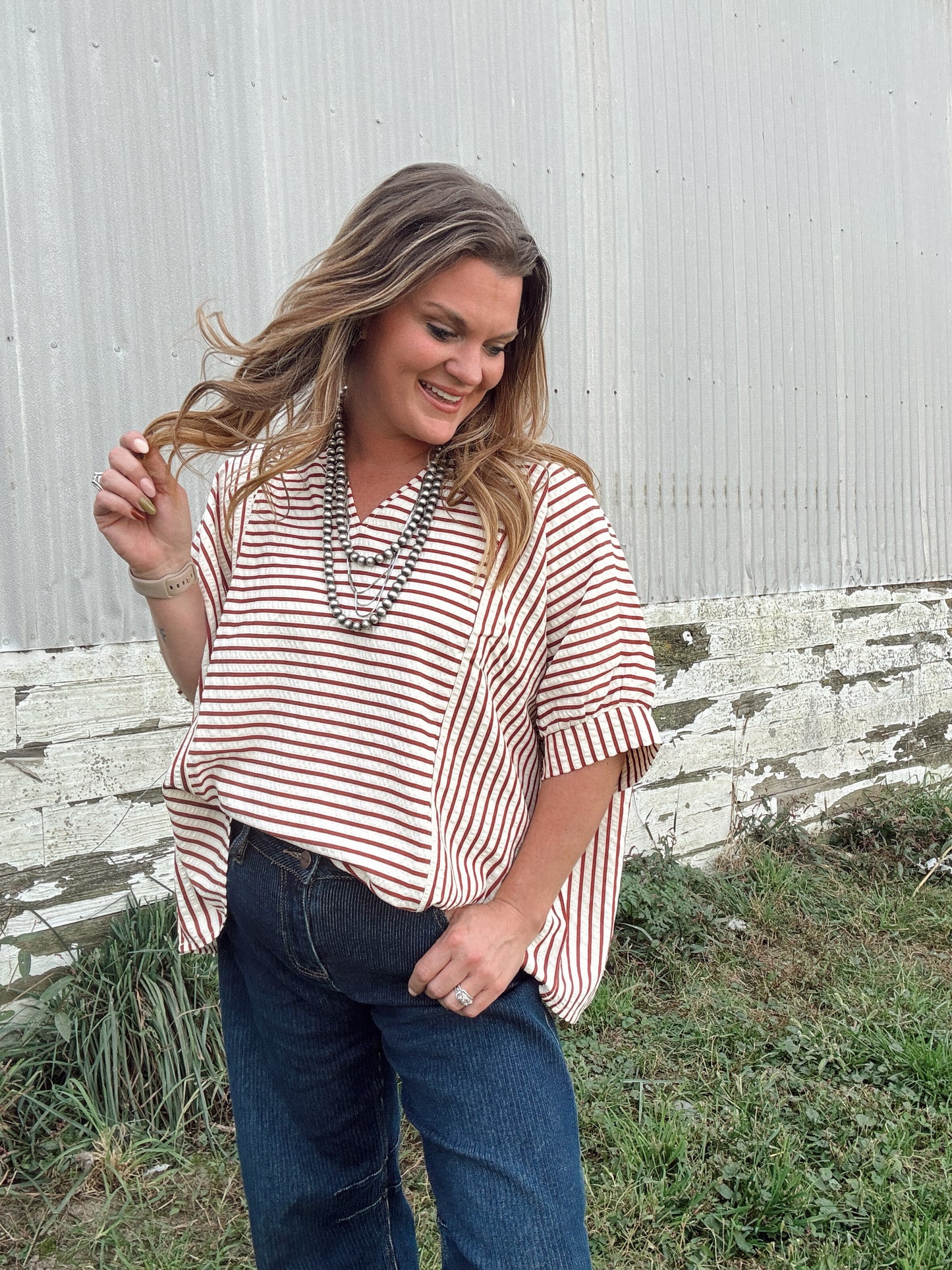 The Boden Striped Blouse