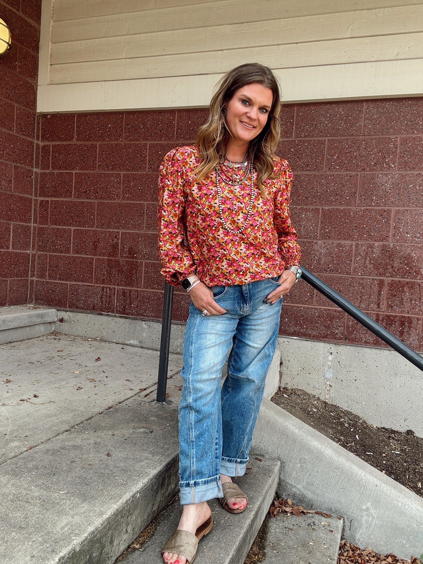 The Lux Floral Blouse